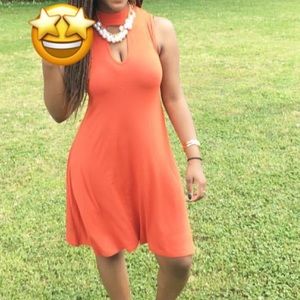 Orange/ Coral Dress